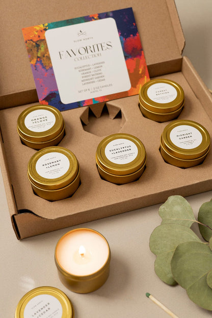 Favorites Collection - 6 Pack Soy Wax Candles