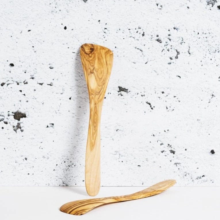 Olive Wood Spatula & Fork Set