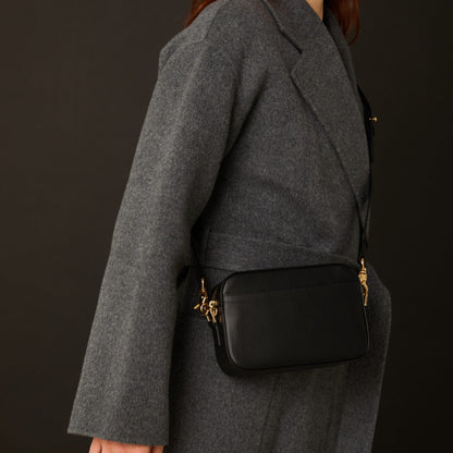 Gala Crossbody Camera Bag (Black)