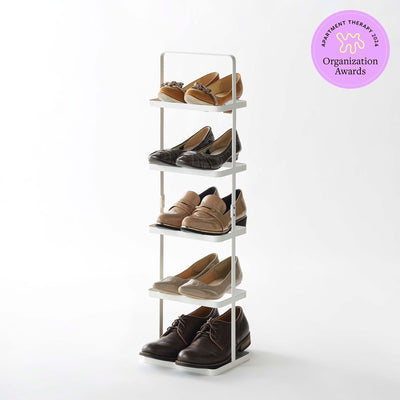 Shoe Rack (31" H)  - Steel in White