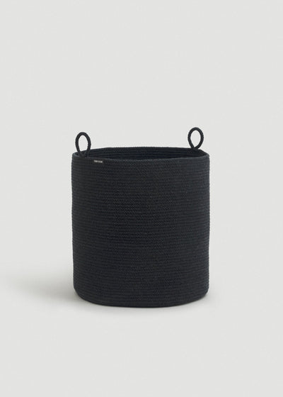 Tall Black Loops basket shown alone against a light neutral background.