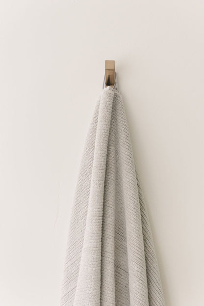 Ribbed Terry Bath Towel Set