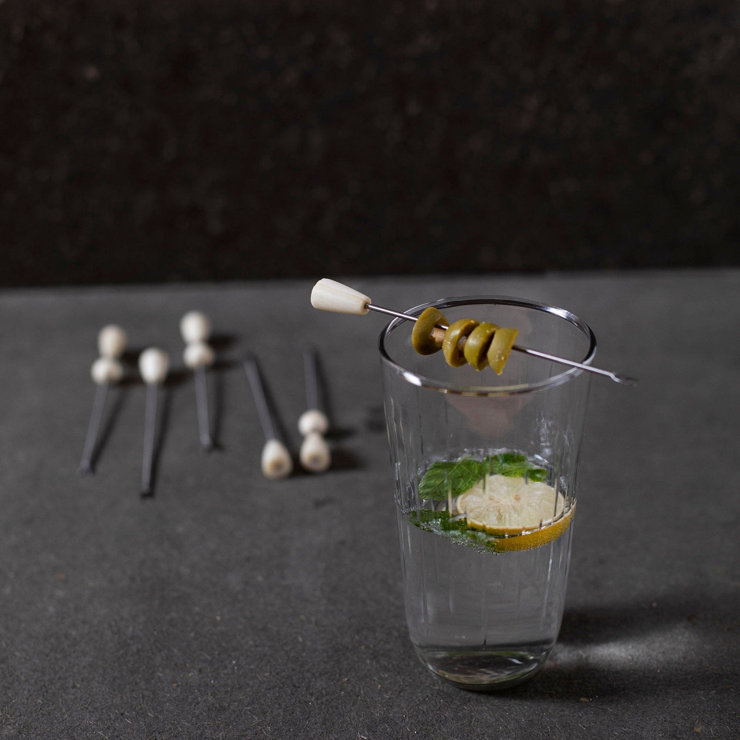 Blanco Cocktail Picks | Set of 6