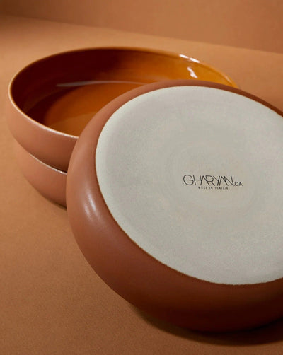 Japandi Tableware Pasta Bowl - Terracotta, Set of 4