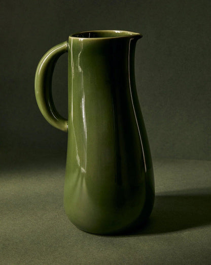 Japandi Tableware Jug - 50 Oz - Green