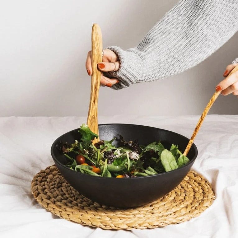 Olive Wood Spatula & Fork Set