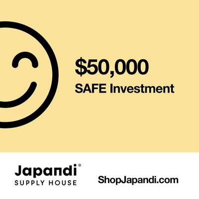 SAFE Investment Payment | Japandi Supply House