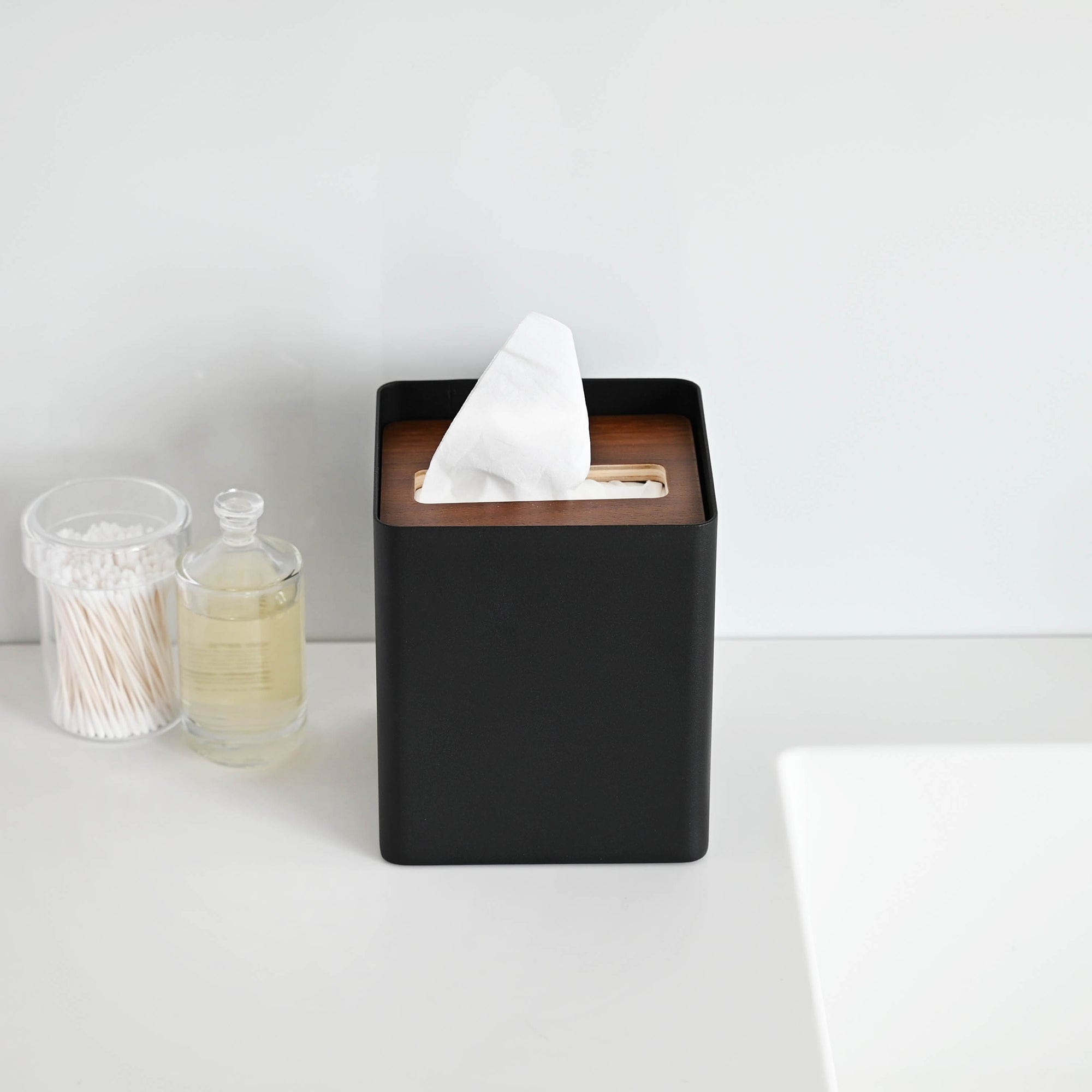 Tissue Box Cover - Square - Steel | Japandi Supply House