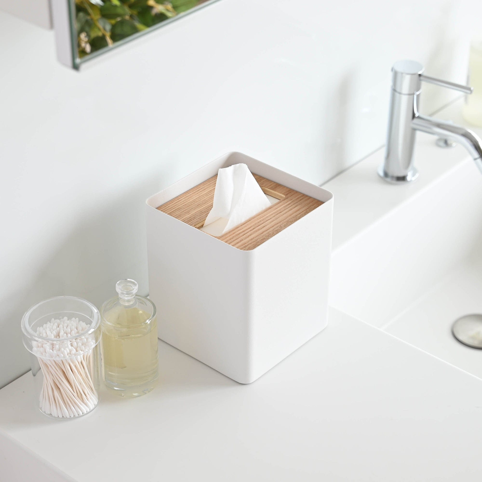 Tissue Box Cover - Square - Steel | Japandi Supply House