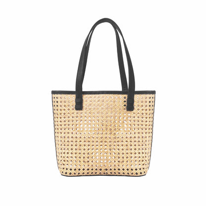 Petite French Market Rattan Tote