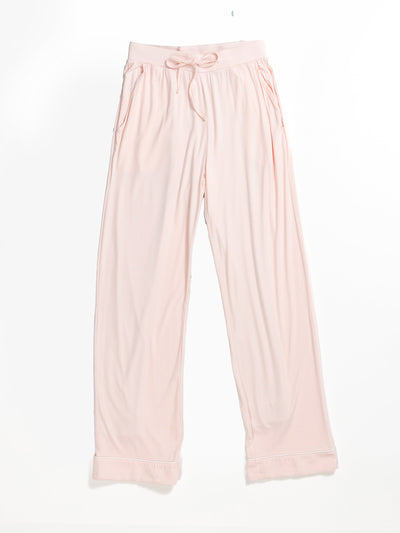 Women's Bamboo Stretch-Knit Long Sleeve Pajama Set - Tall