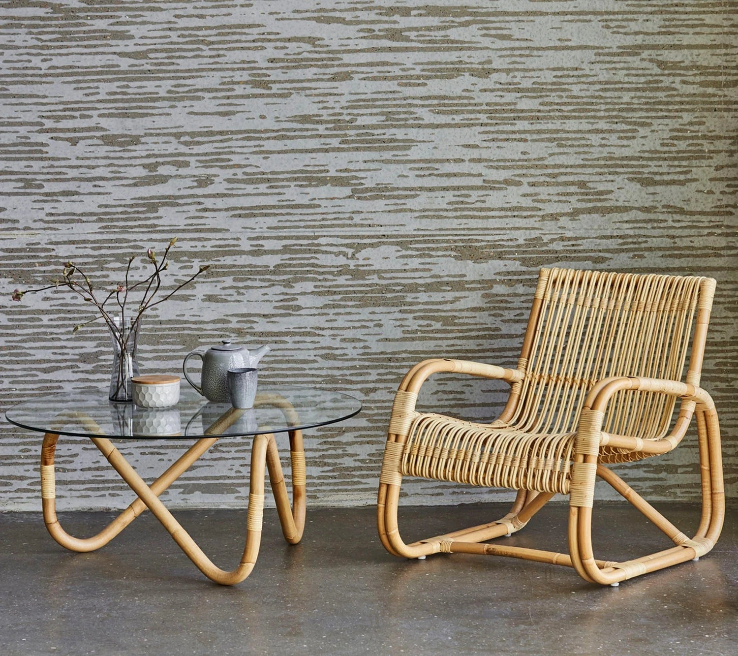 Curve Lounge Chair, Indoor by Cane-line
