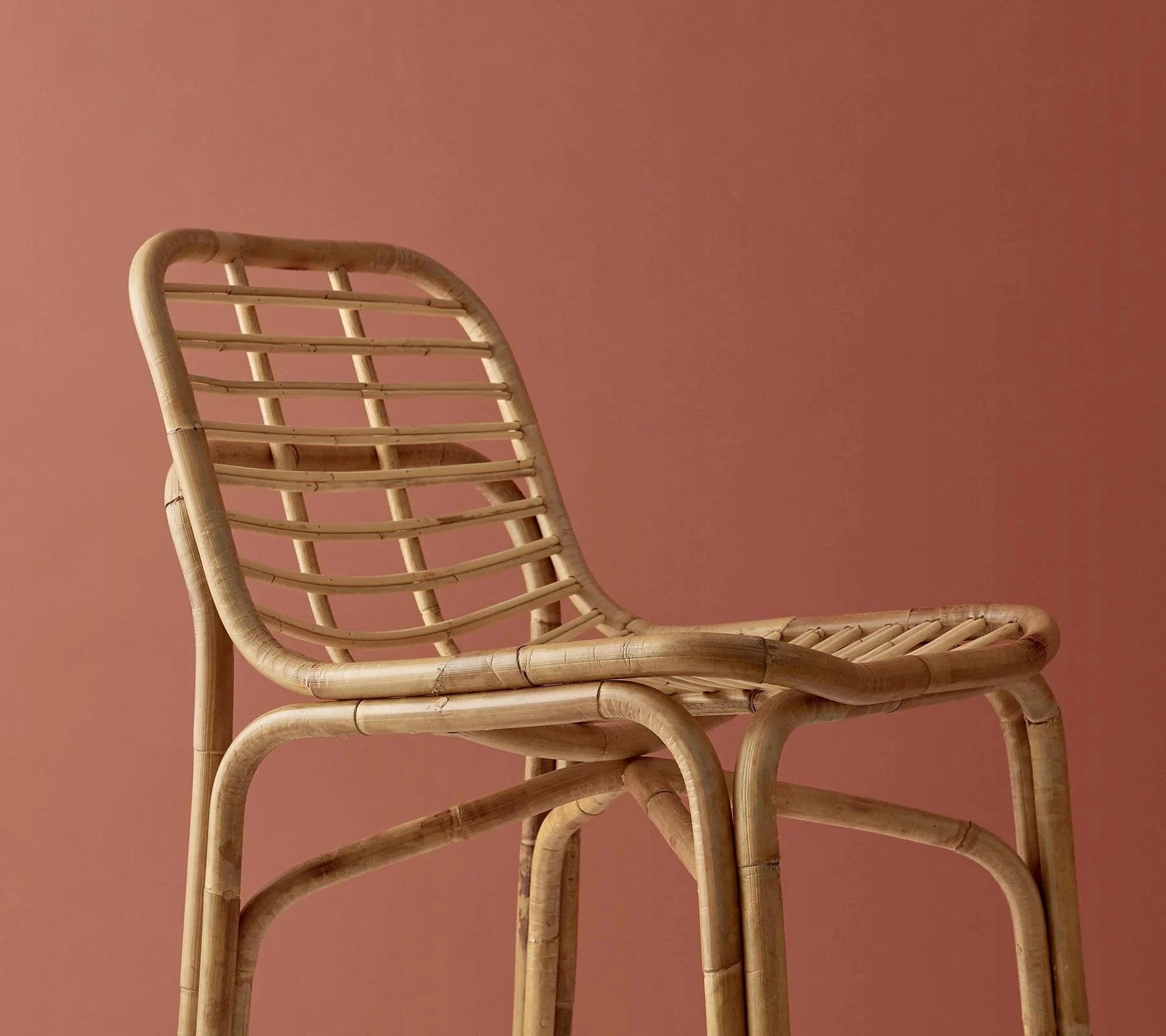 Peak Indoor Chair, Natural Rattan