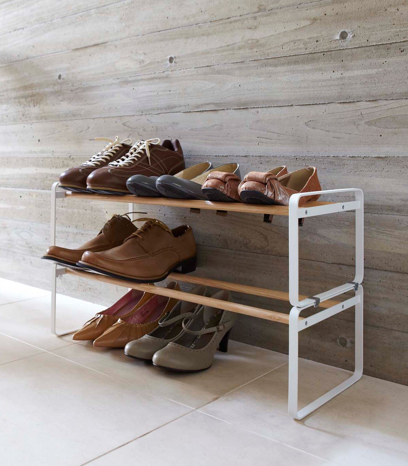 Stackable Shoe Rack (7" H)  - Steel