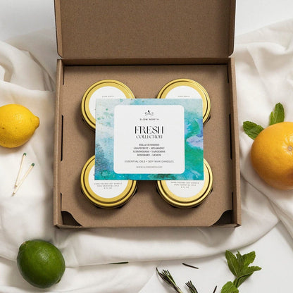 Fresh Collection - 4 Pack Soy Wax Candles