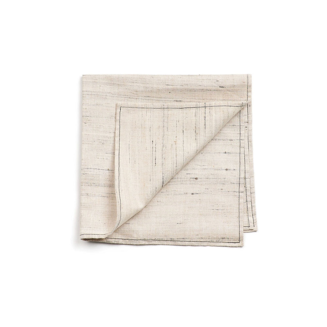 S/4 Kora Off White Peace Silk Handloom Napkin