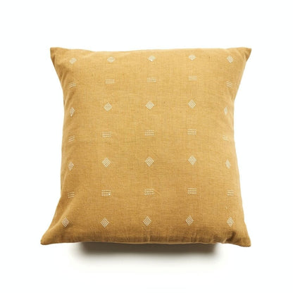 Nira White Hand Spun Organic Cotton Handloom  Pillow
