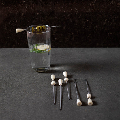 Blanco Cocktail Picks | Set of 6