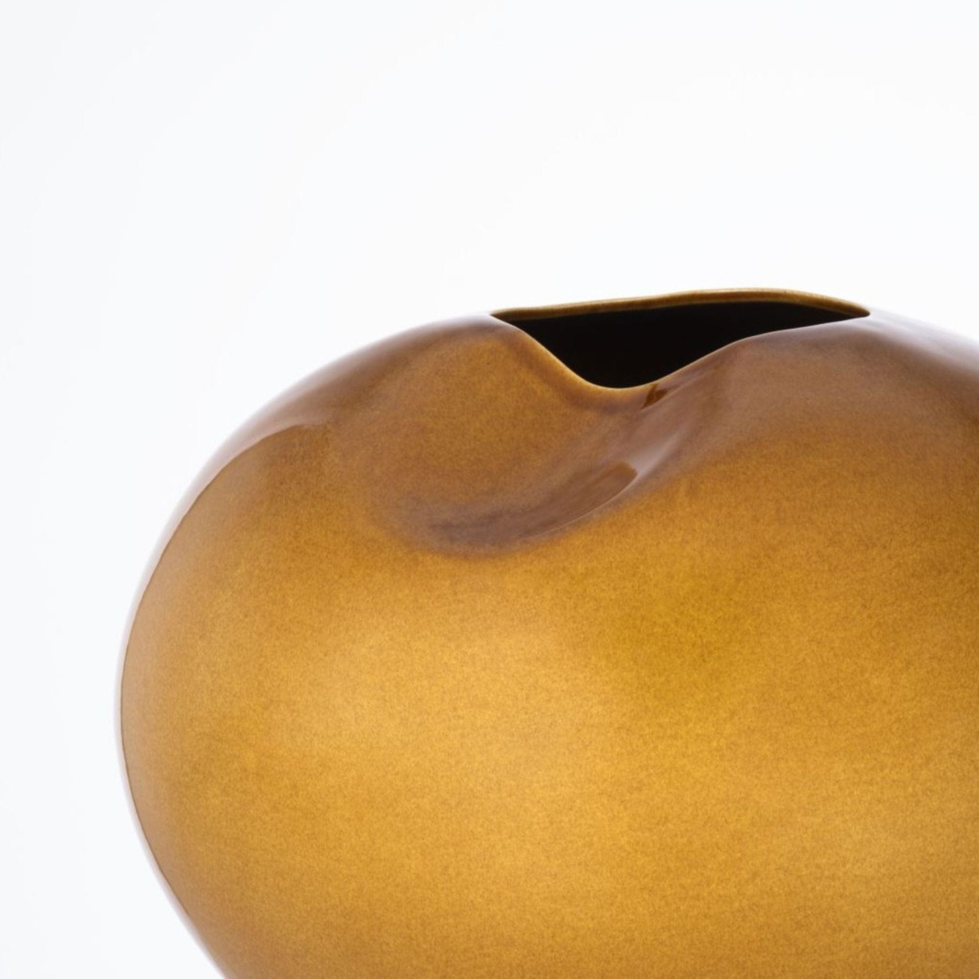 Milan Honey Sculptural Vase