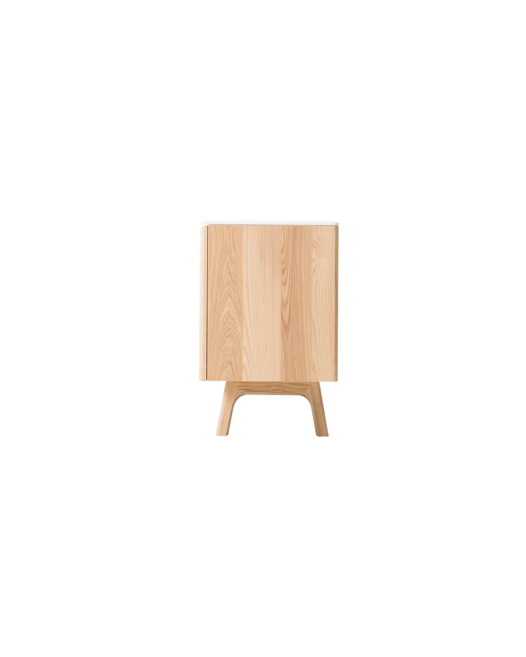 TEN Sideboard (Acrylic Door) Japanese Ash Natural