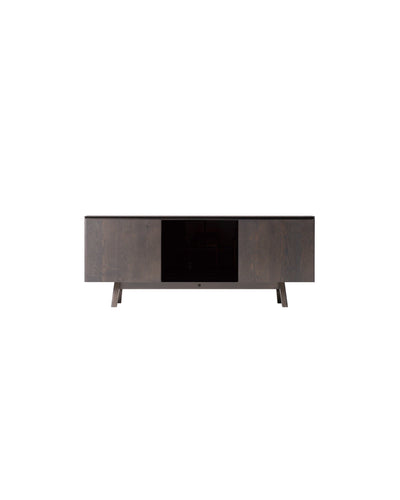 TEN Sideboard (Acrylic Door) Japanese Ash Dark Gray