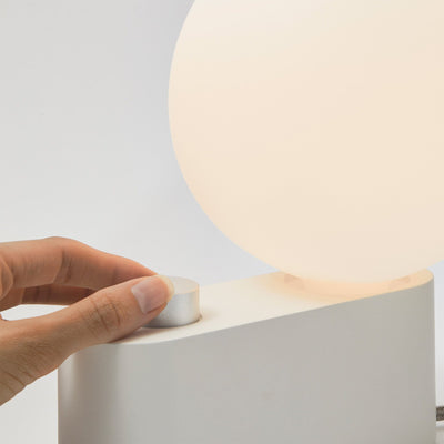 Alumina Multi-Use Lamp in Chalk