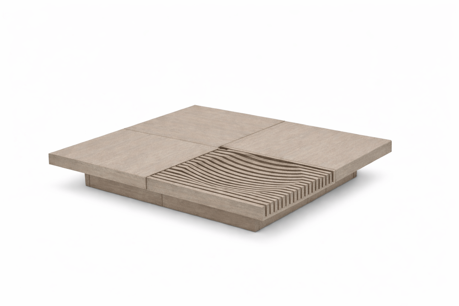 BARRINGER Sliding Coffee Table by CondeHouse | Sculptural Coffee