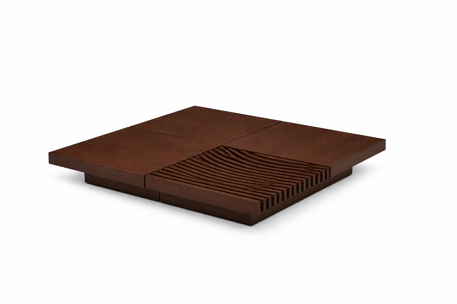 最高級 CONDE HOUSEロースライドテーブル 120cm Used BARRINGER Sliding Coffee Table by CondeHouse | Sculptural Coffee