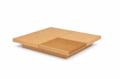 BARRINGER Sliding Coffee Table by CondeHouse | Sculptural Coffee