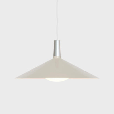Bower Pendant Light Large in Oyster White + Oval II