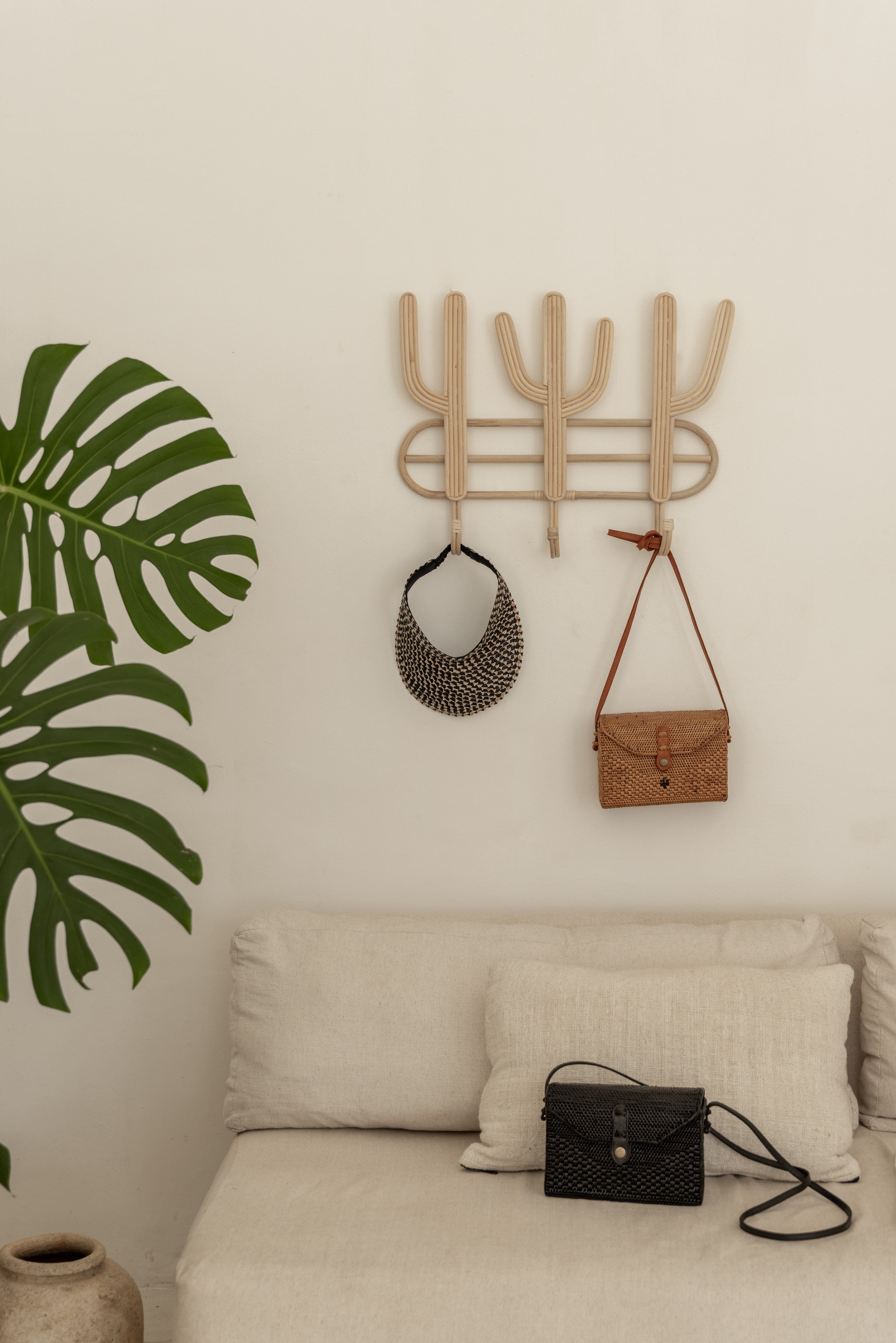 Ombre Rattan Sun Visors