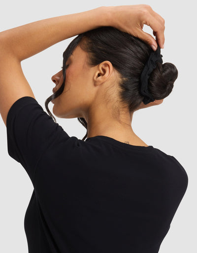 Bamboo Stretch-Knit Scrunchies