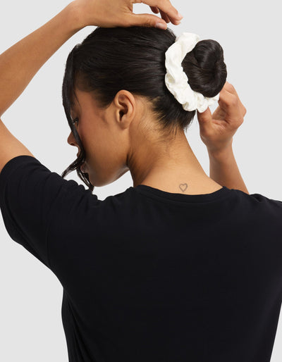 Bamboo Stretch-Knit Scrunchies