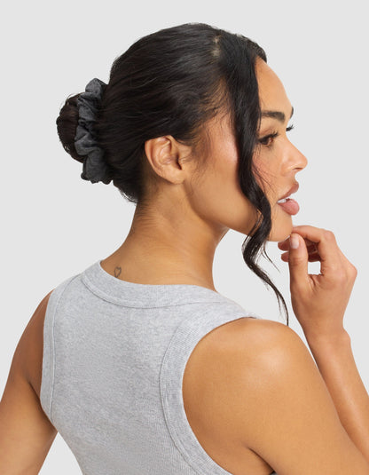 Bamboo Stretch-Knit Scrunchies