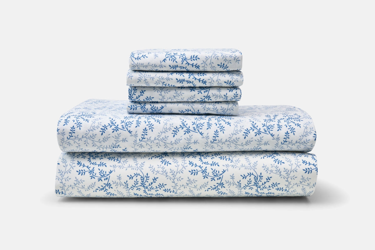 Cotton Percale Bed Sheet Set