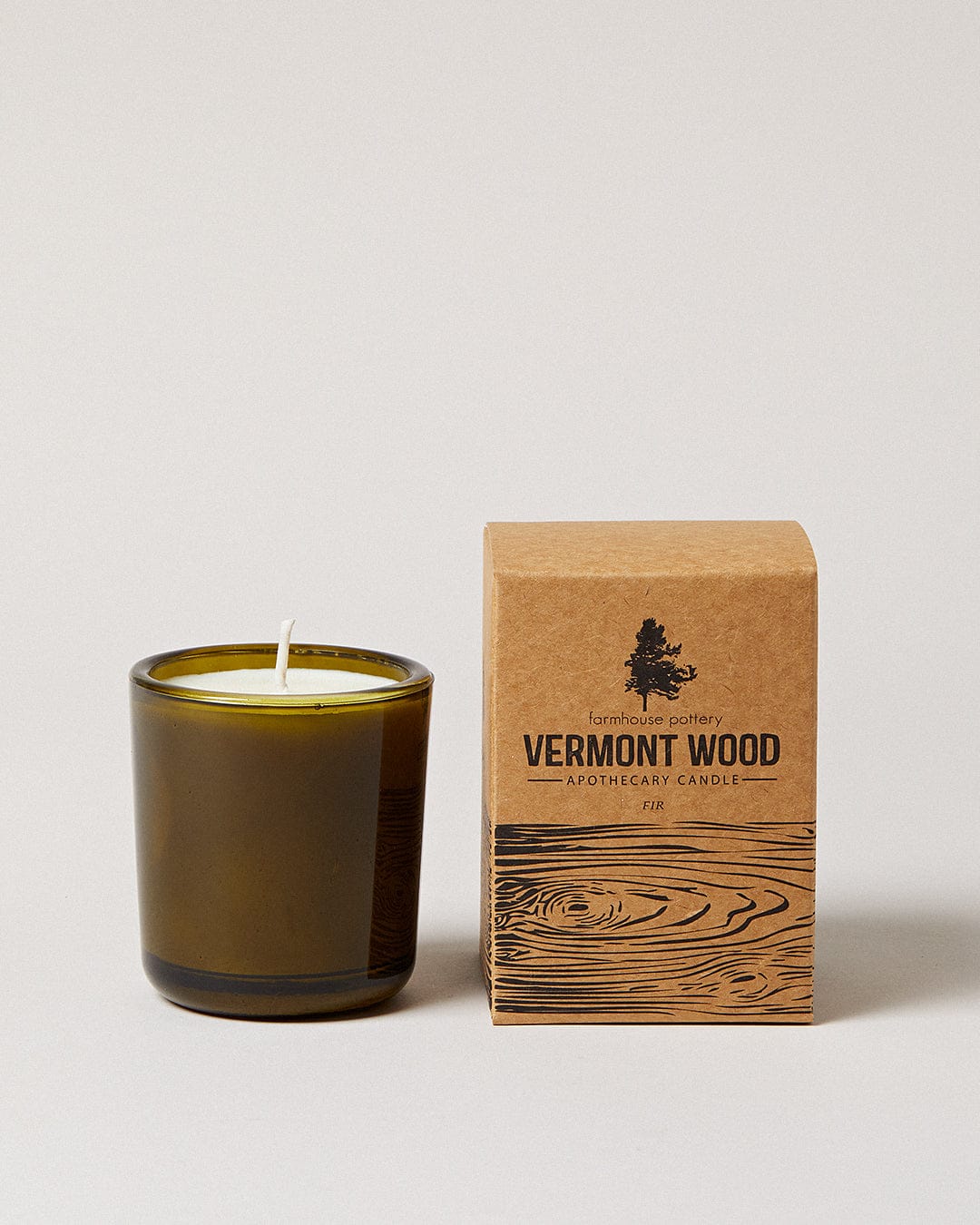 Vermont Wood Candle by FarmHouse Pottery in a timeless Japandi-inspired home