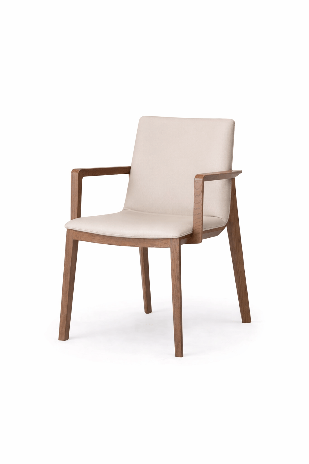 CHALLENGE Armchair in L3 MG LGY and Walnut Natural