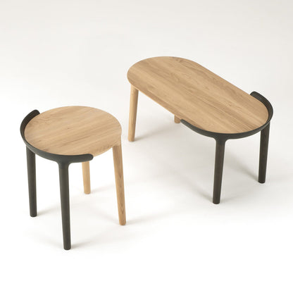 CRUST Bar Stool paired with CRUST side table