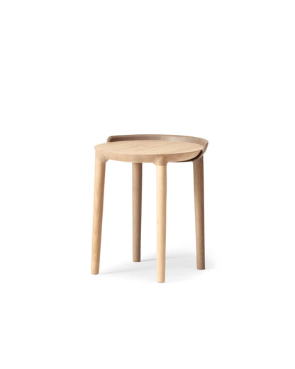 CRUST Stool by CondeHouse in solid Japanese Oak — minimalist Japandi accent stool available at Japandi Supply House.