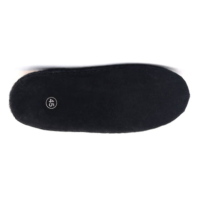 Mens Newport Noir Wool House Shoe