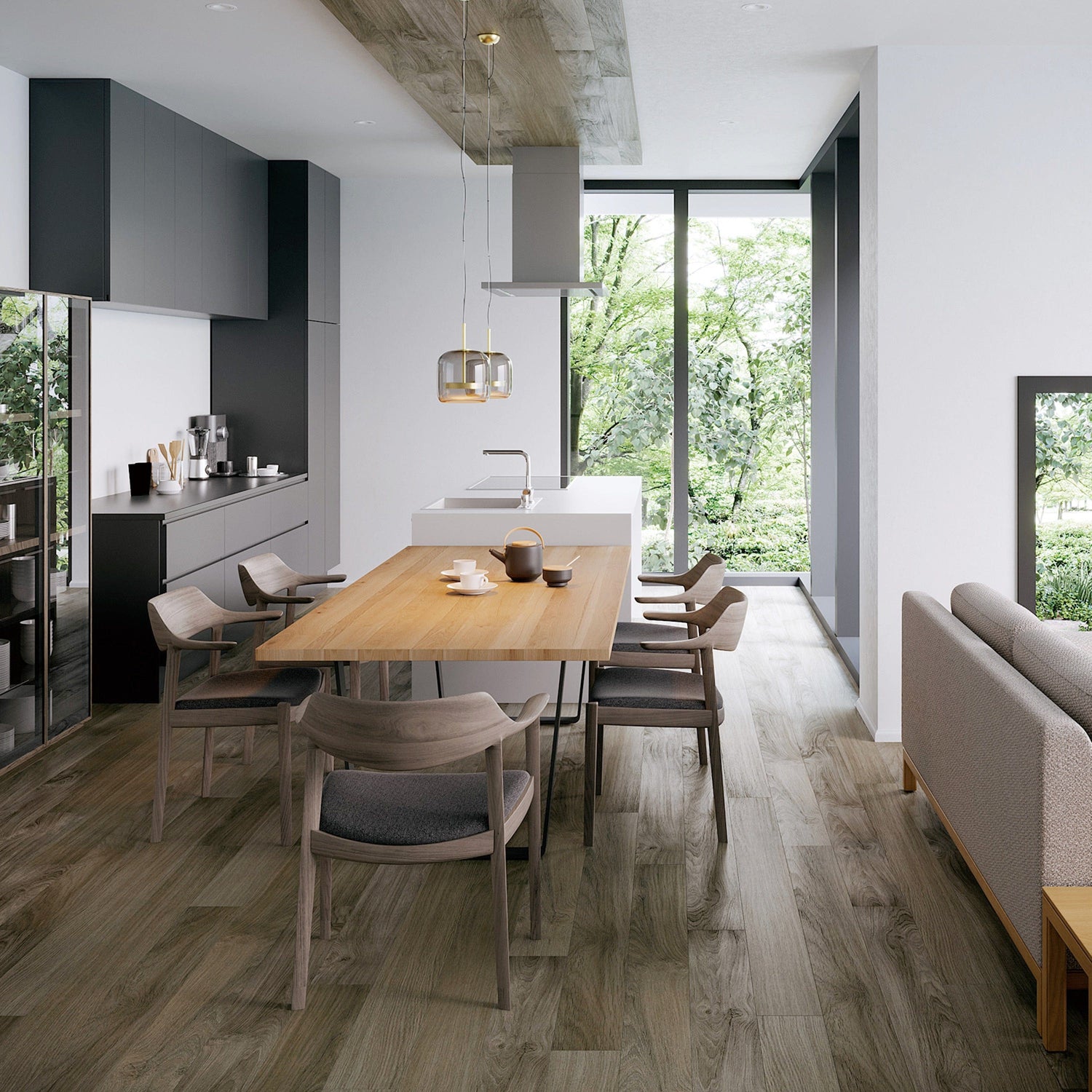 CondeHouse Dining table, chairs 