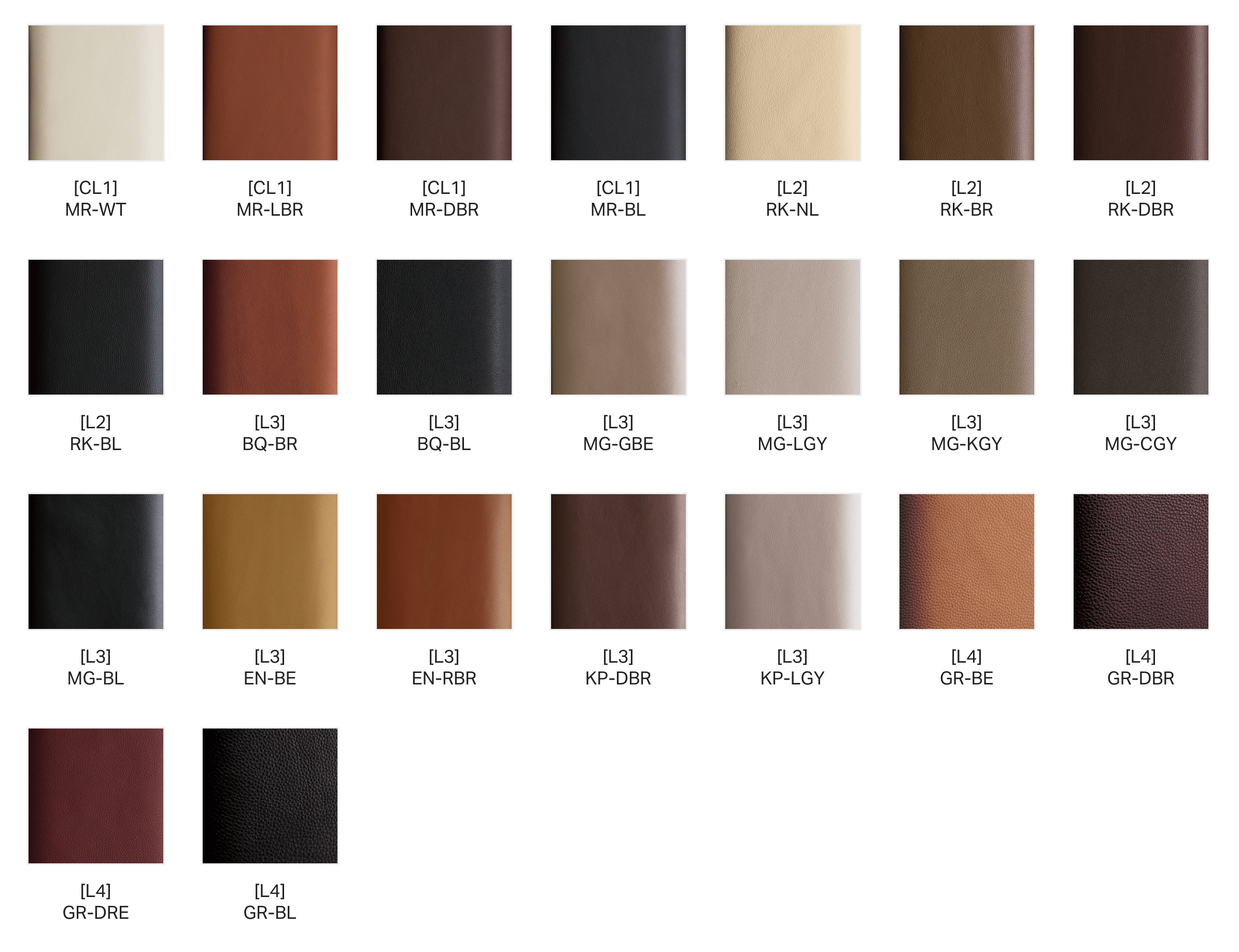 CondeHouse Leather Samples available at Japandi Supply House