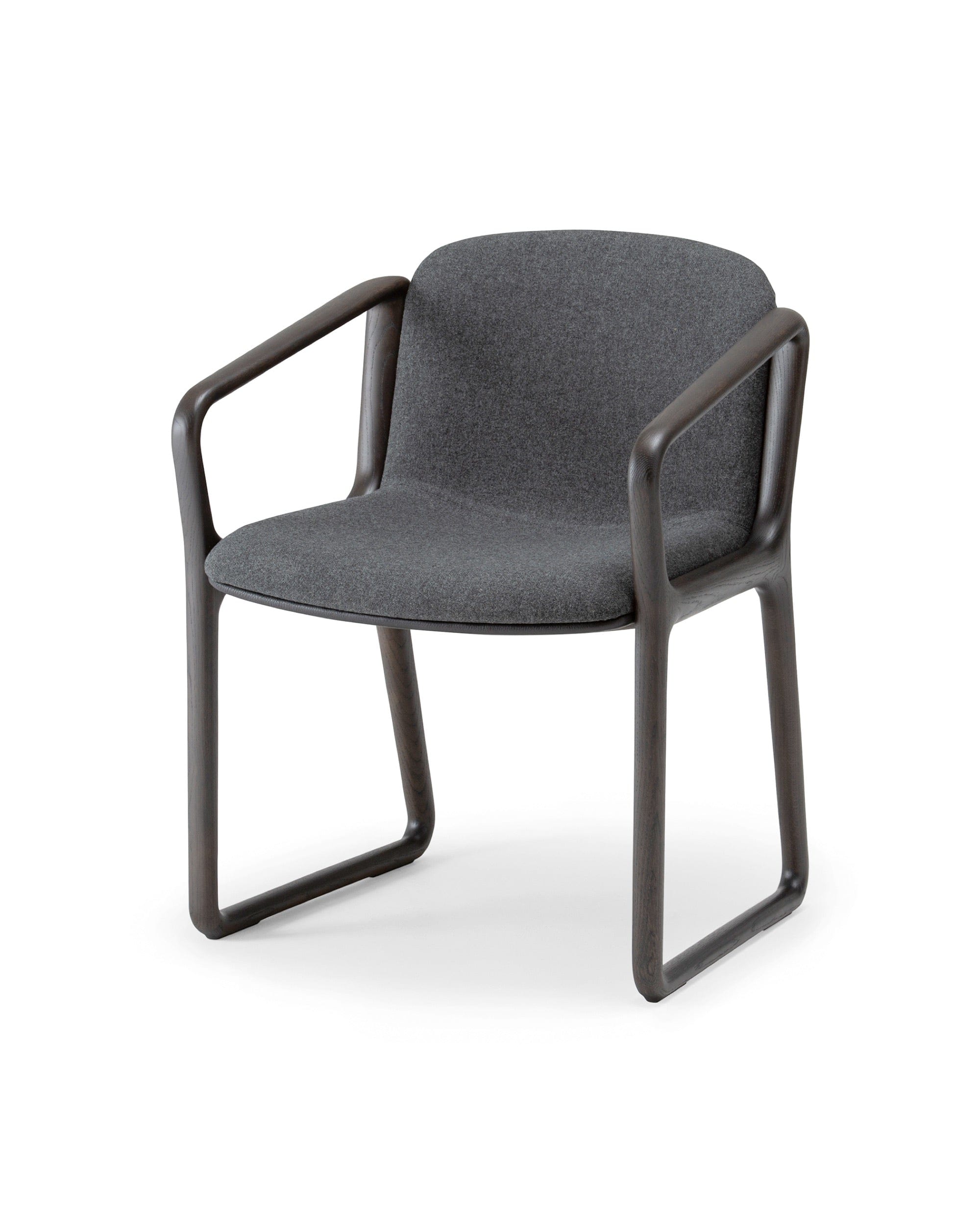 EIGHT Armchair, Japanese Oak Dark Gray