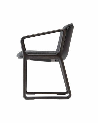 EIGHT Armchair, Japanese Oak Dark Gray