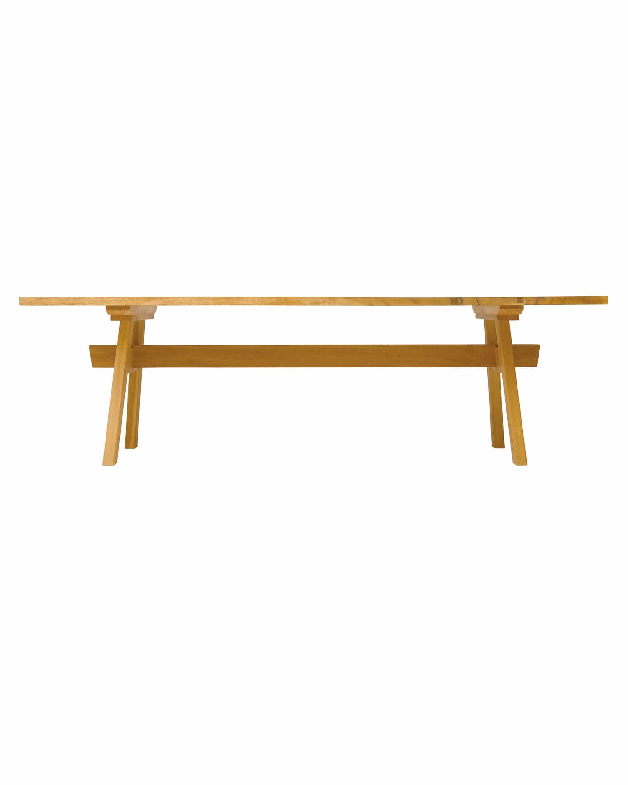 IPPONGI Table with Yagura Legs Japanese Oak Natural