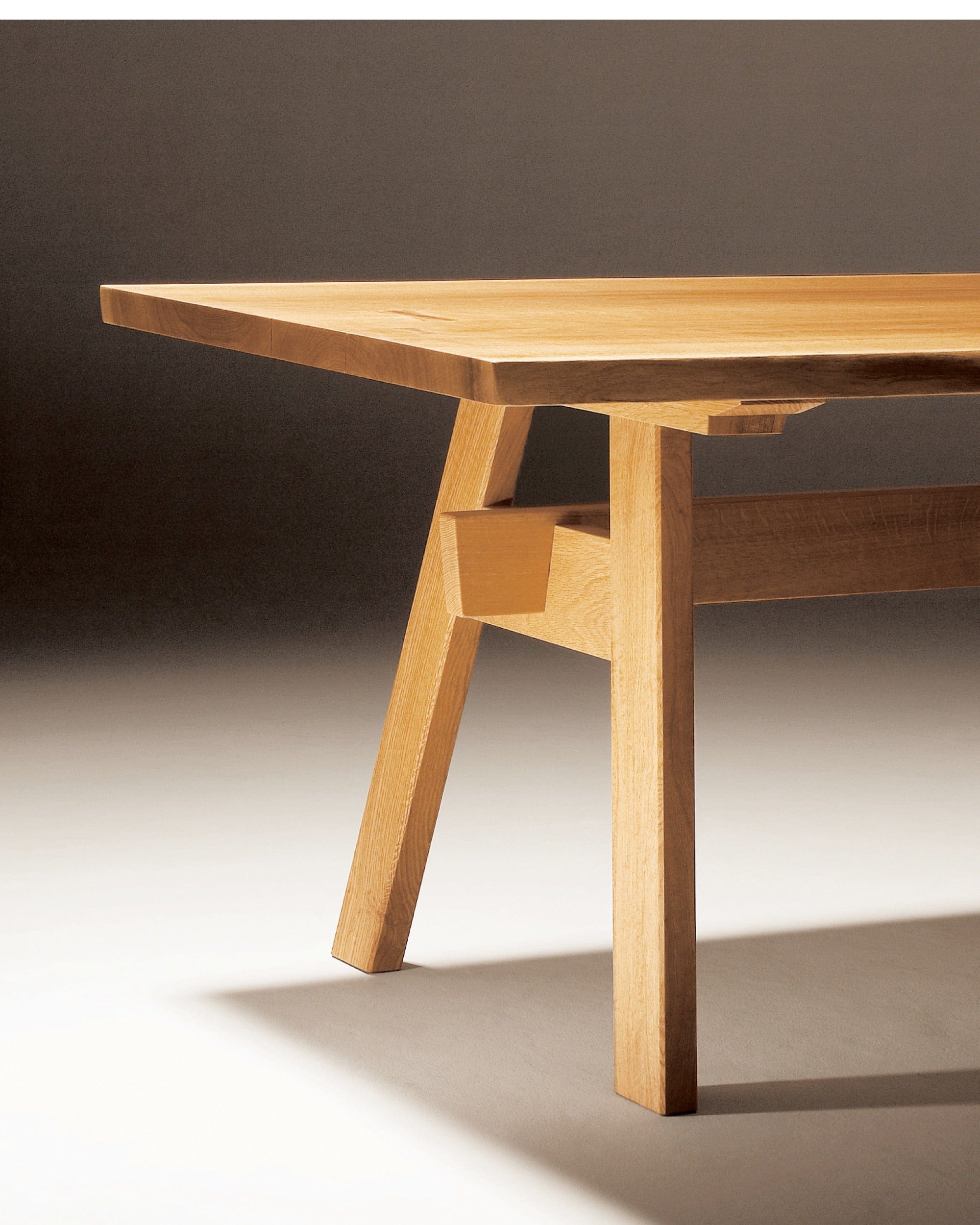 IPPONGI Table with Yagura Legs Japanese Oak Natural