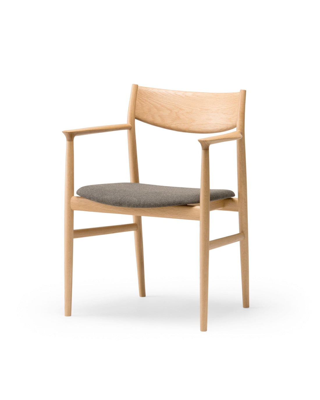 KAMUY Armchair (Upholstered Seat), Japanese Oak Natural