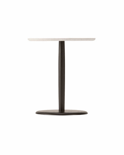 KAMUY 18" Round Side Table (Marble Top)