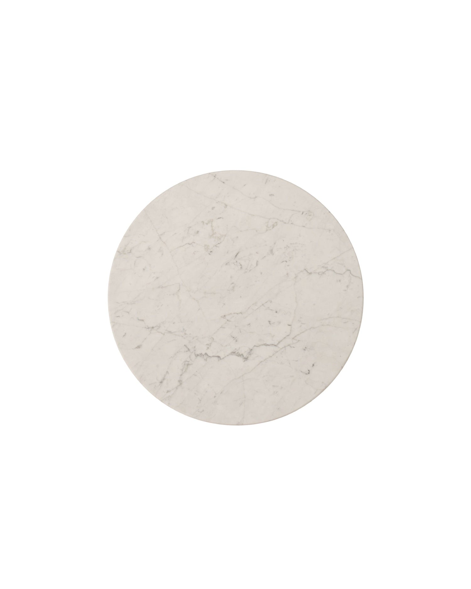 KAMUY 18&quot; Round Side Table (Marble Top)