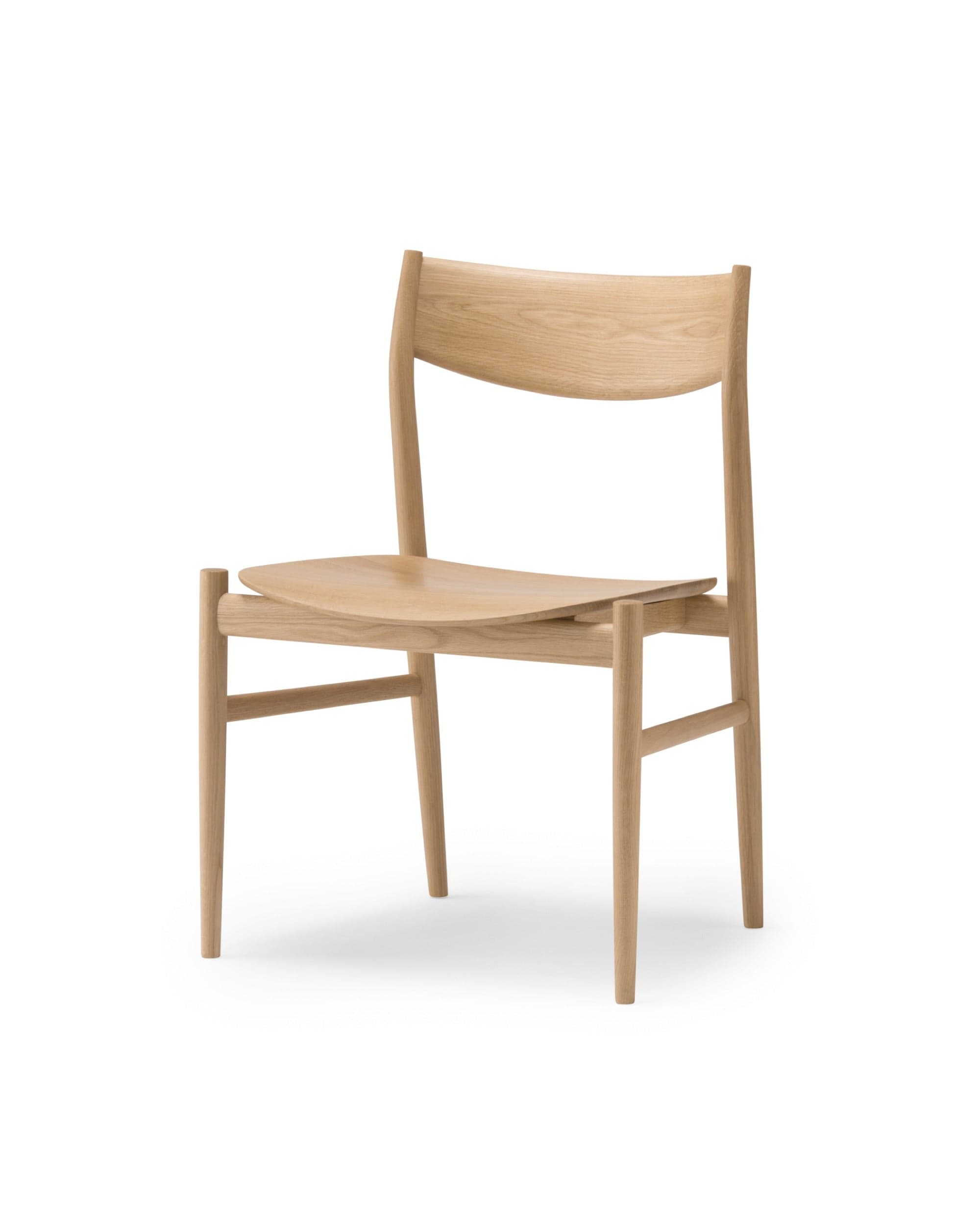 KAMUY Side Chair (Wooden Seat), Japanese Oak Natural
